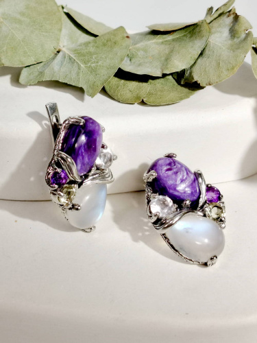 Серебряные серьги